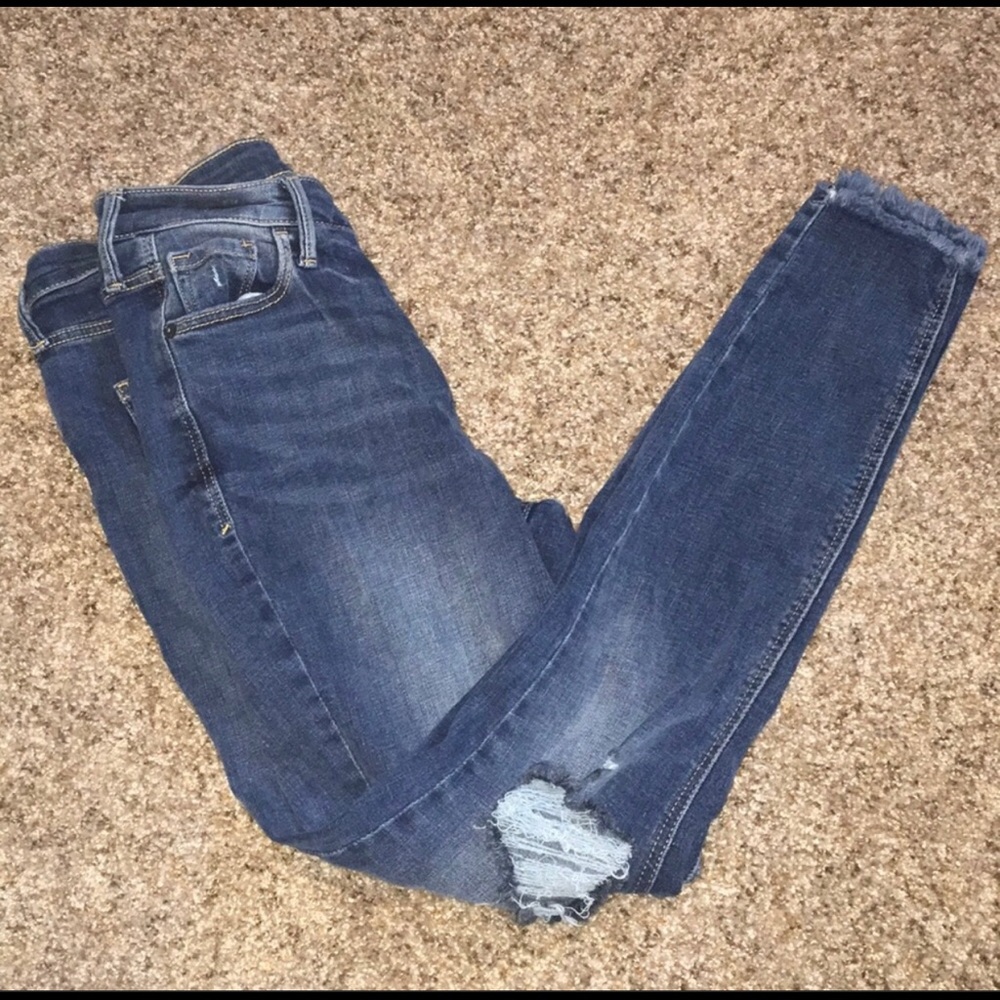 Old Navy rockstar high rise jeans size 2